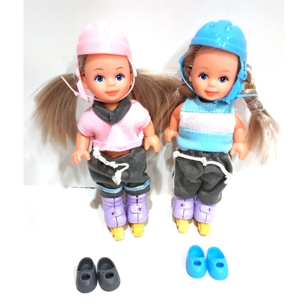 Evi's Favorites Steffi Love SIMBA  4" Dolls Roller Blades -2